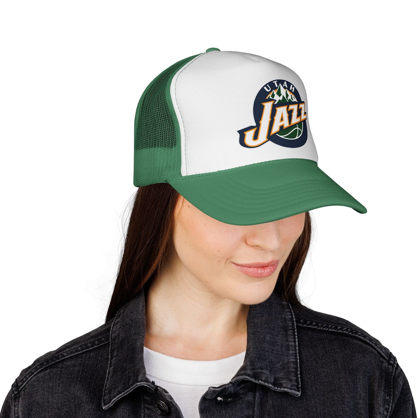 Utah Jazz Trucker Cap - Sporty Mesh Hat, Perfect for Game Day, NBA Fans, Gifts for Basketball Lovers, Summer Wear