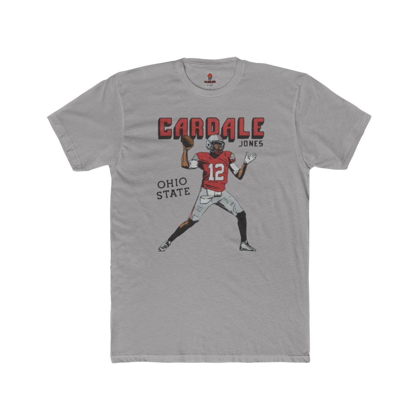Adult Ohio State Football Tee - Cardale Jones Unisex Crew Shirt, Sports Fan Gift, Game Day Apparel, College Football Merchandise