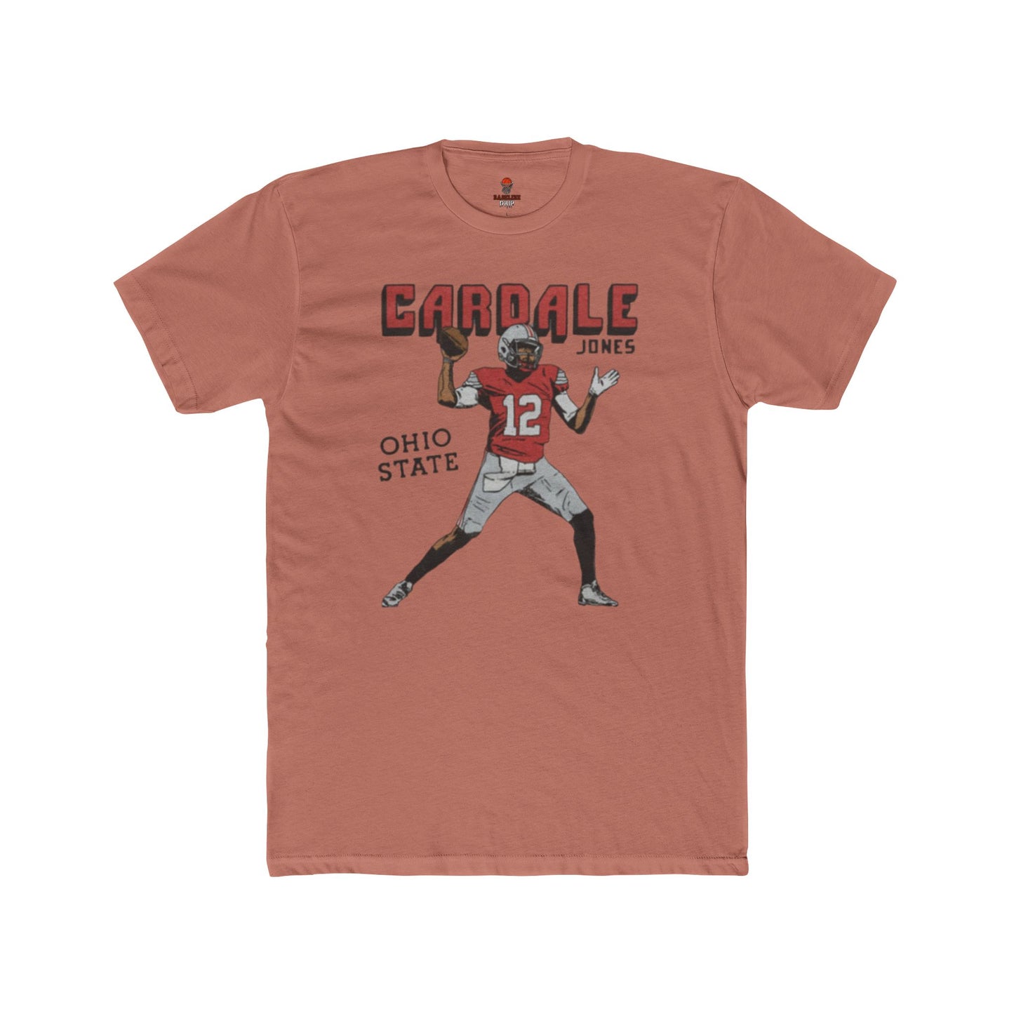 Adult Ohio State Football Tee - Cardale Jones Unisex Crew Shirt, Sports Fan Gift, Game Day Apparel, College Football Merchandise