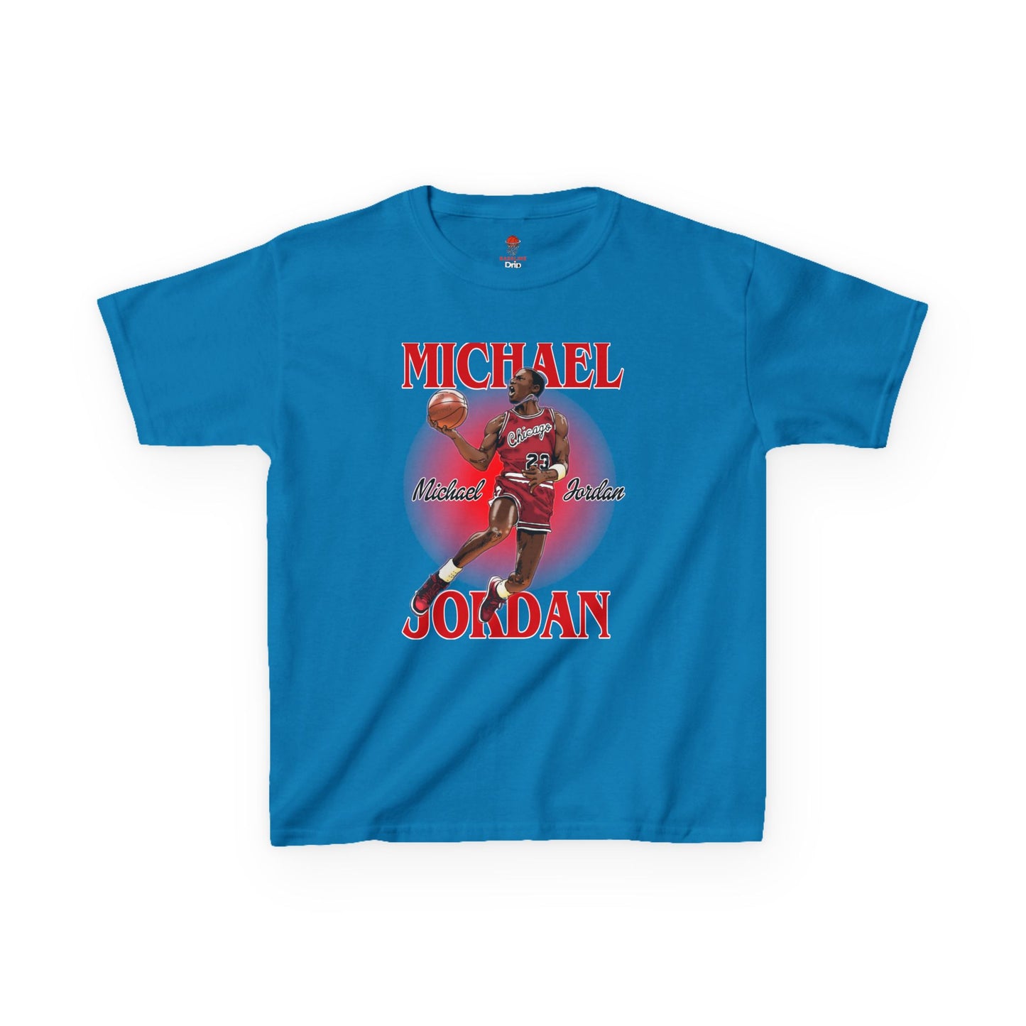 Kids Michael Jordan Retro 2 Unisex Heavy Cotton Tee - Basketball Inspired Apparel