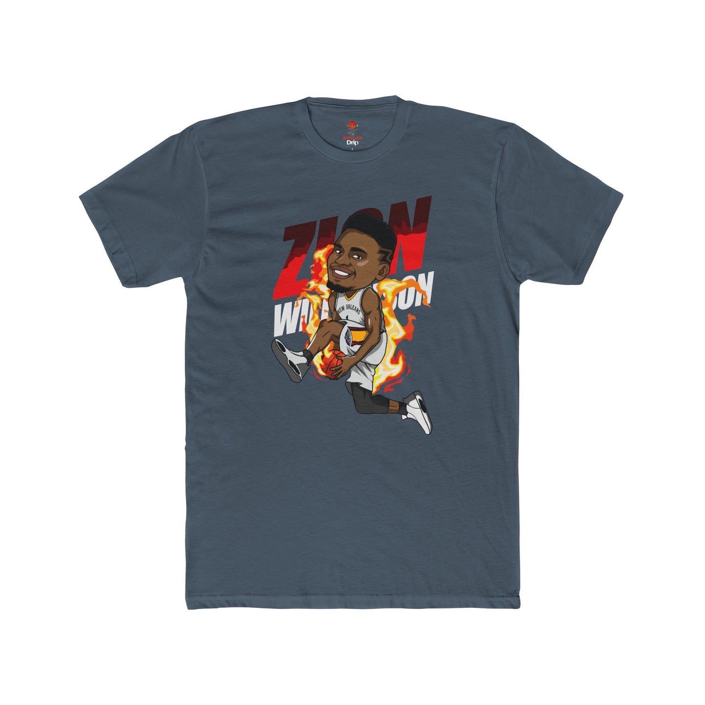 Adult Zion Will Unisex Cotton Crew Tee - Perfect for Basketball Fans