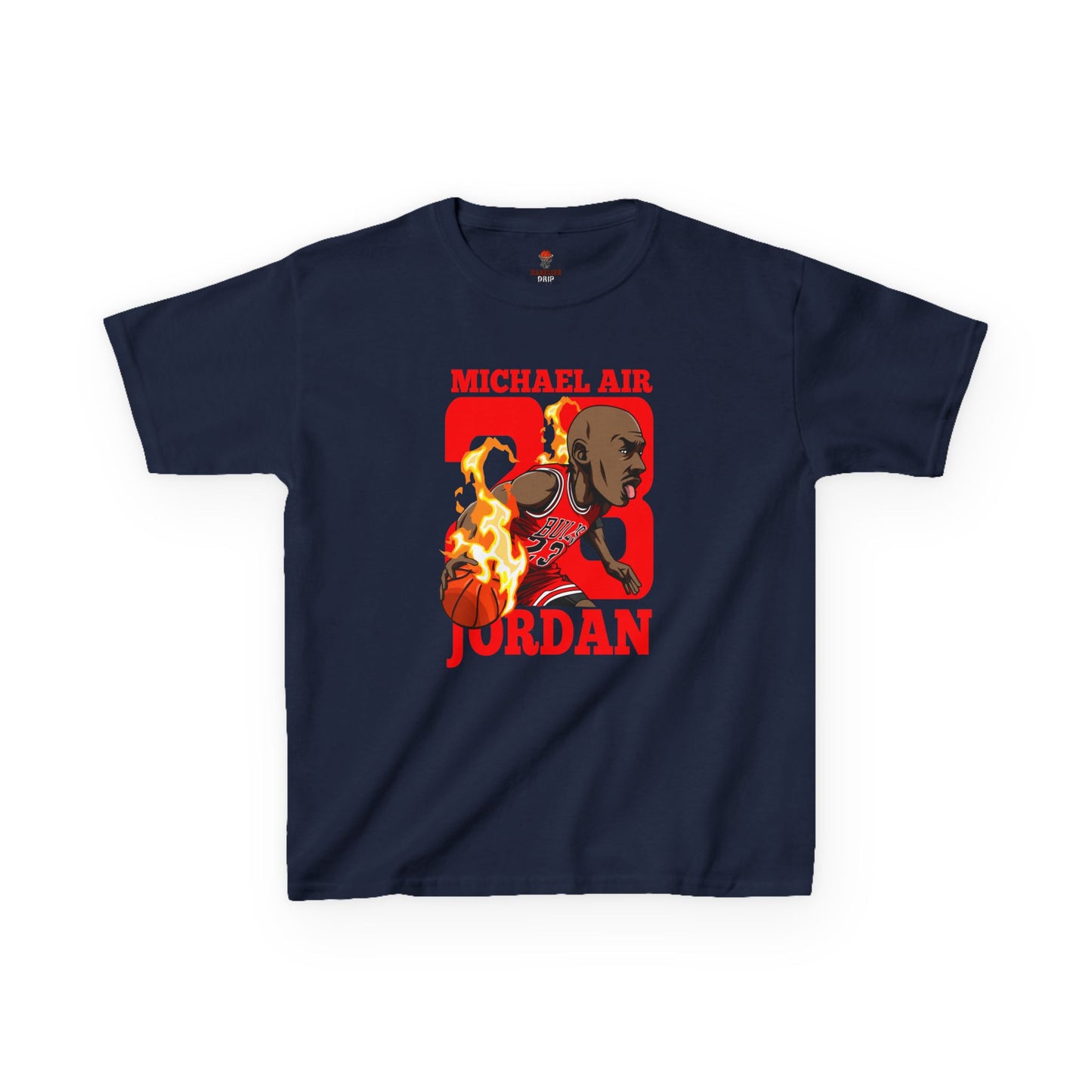 Kids Michael Jordan Retro Unisex Heavy Cotton Tee - Basketball Inspired Apparel