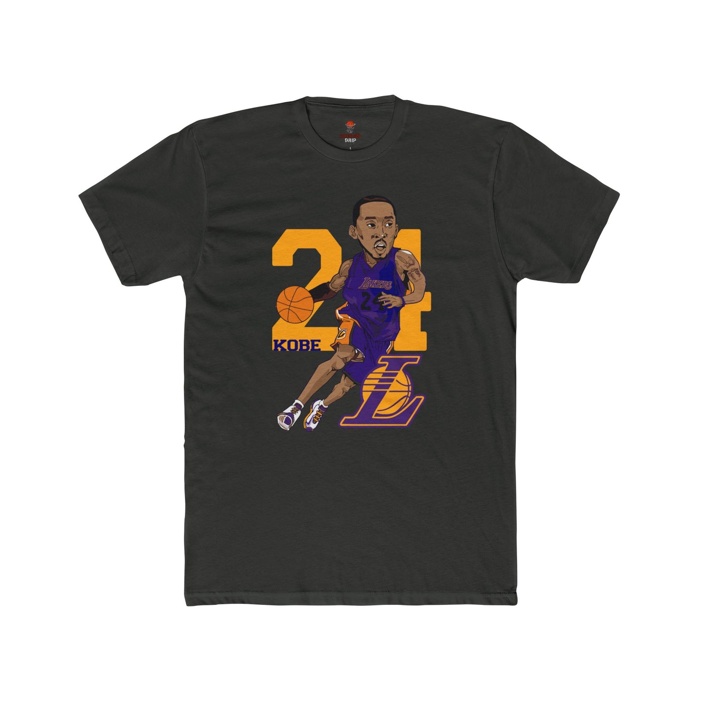 Adult Kobe Bryant Unisex Cotton Crew Tee, Basketball Fan Shirt, Retro Graphic Tee