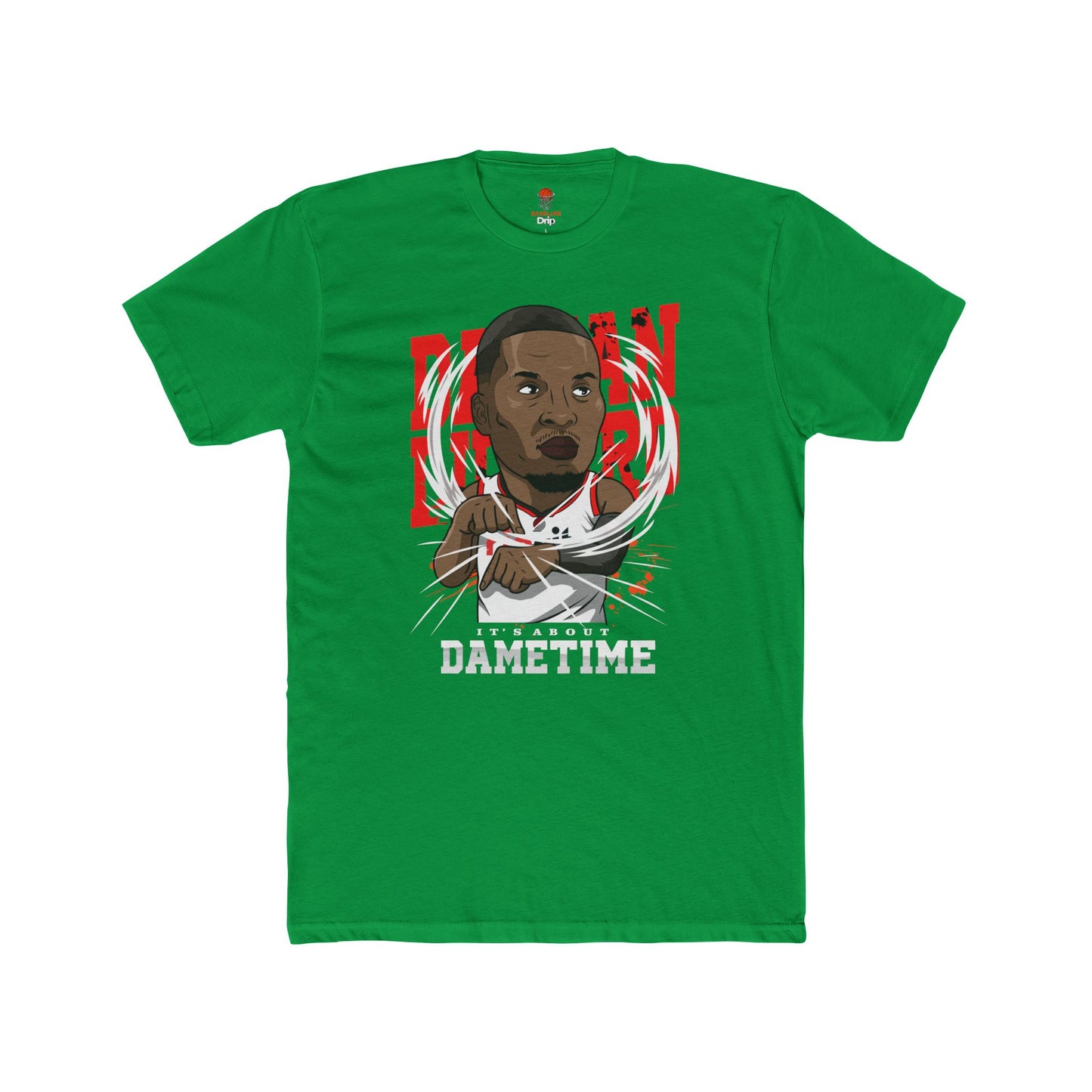 Adult Dame Time Unisex Cotton Crew Tee - Perfect for Basketball Fans