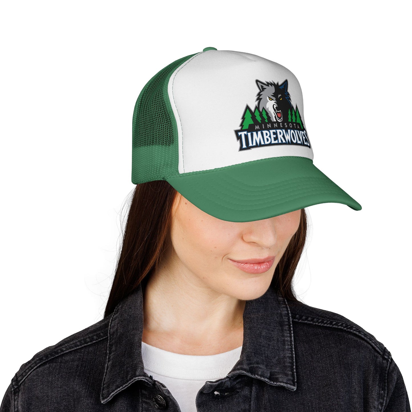 Minnesota Timberwolves Trucker Cap - Sporty Mesh Hat, Perfect for Game Day, NBA Fans, Gifts for Basketball Lovers, Summer Wear
