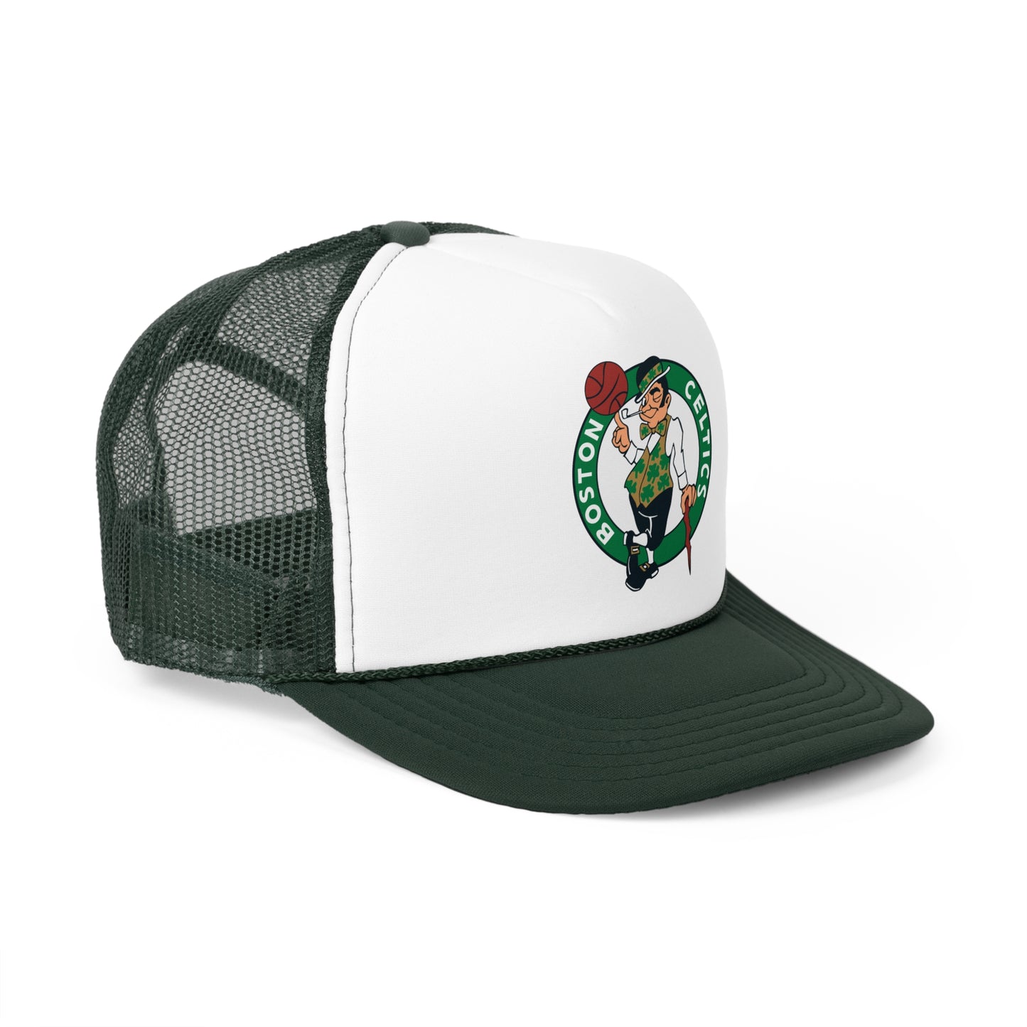 Boston Celtics Trucker Cap, Sports Hat, NBA Fan Gear, Adjustable Hat, Basketball Gift, Game Day Accessory
