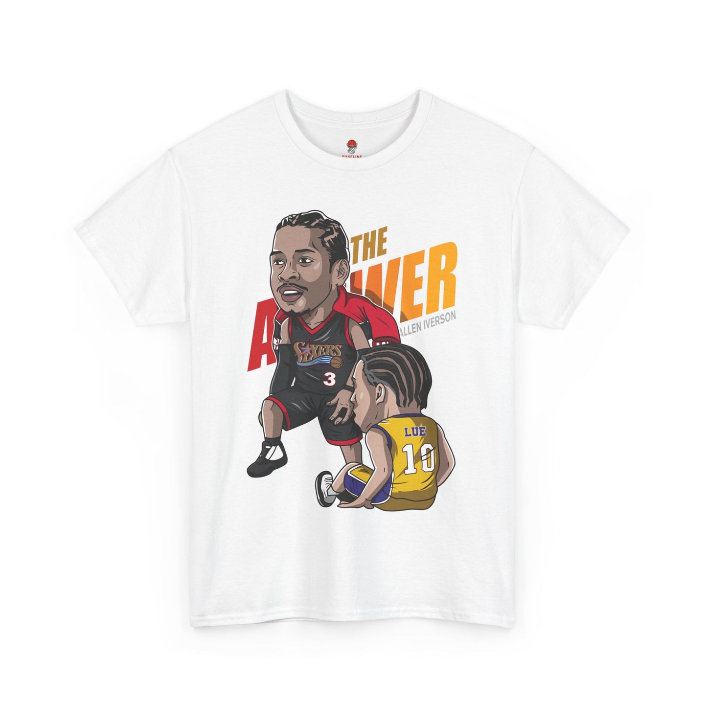 Adult The Answer Stepover Retro Unisex Heavy Cotton Tee - Basketball Inspired Apparel