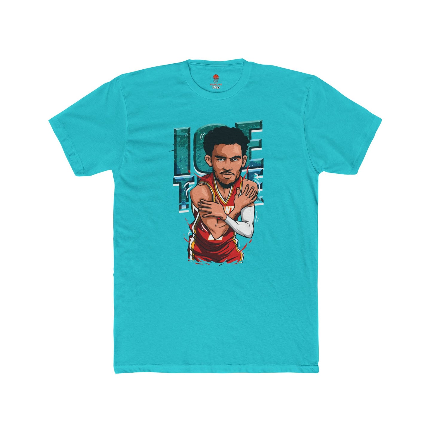 Adult Ice Time Unisex Cotton Crew Tee - Perfect for Basketball Fans
