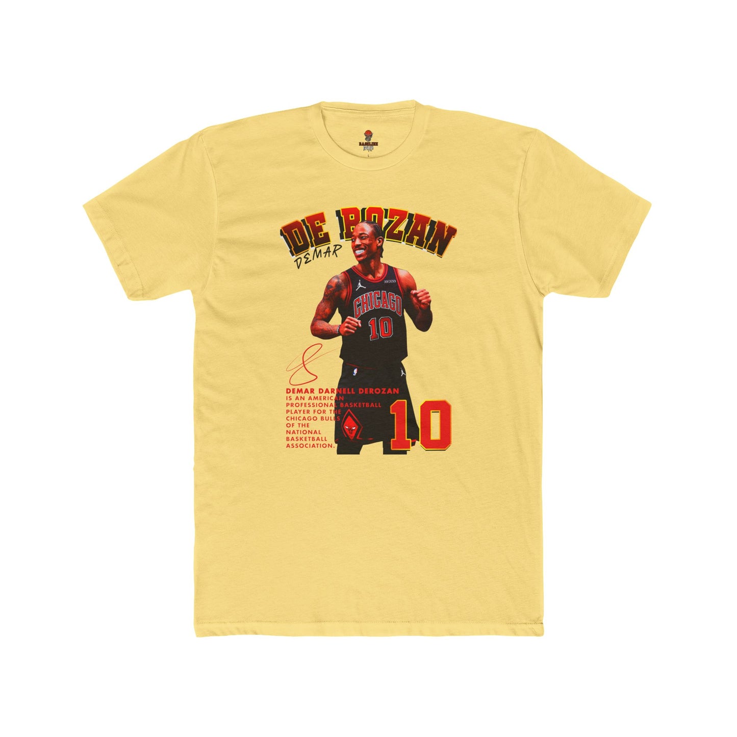 Adult Derozan Basketball Graphic Tee, Unisex Cotton Crew Shirt, Sports Fan Gift, Athletes Apparel, Retro Sportswear, Game Day Top