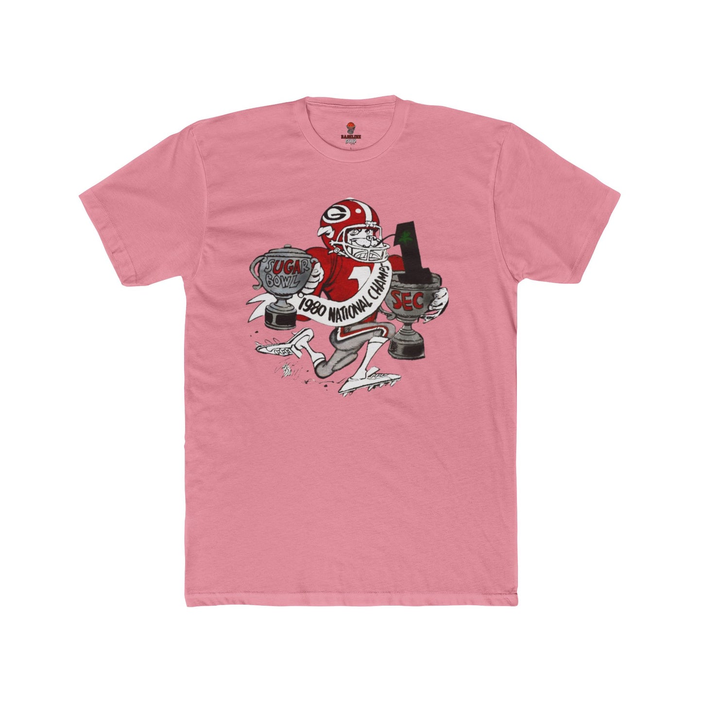 Adult GA Bulldog Champ Running Graphic Tee