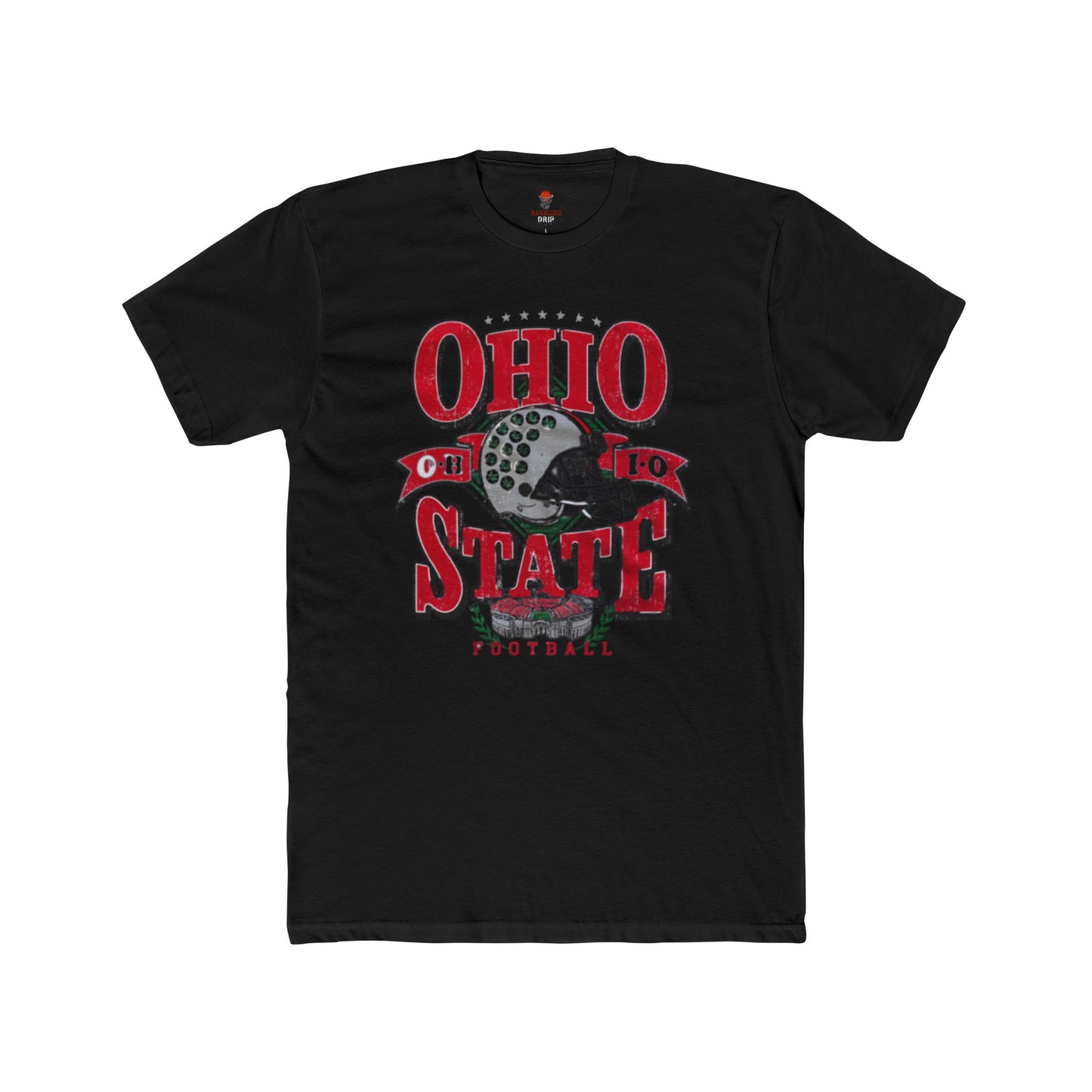 Adult Ohio State Football Unisex Cotton Crew Tee, Game Day Shirt, College Apparel, Sports Gift, Team Pride Tee