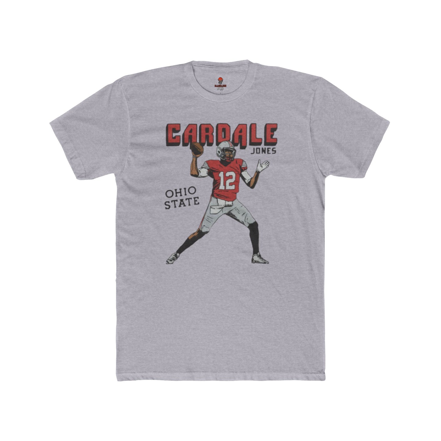 Adult Ohio State Football Tee - Cardale Jones Unisex Crew Shirt, Sports Fan Gift, Game Day Apparel, College Football Merchandise