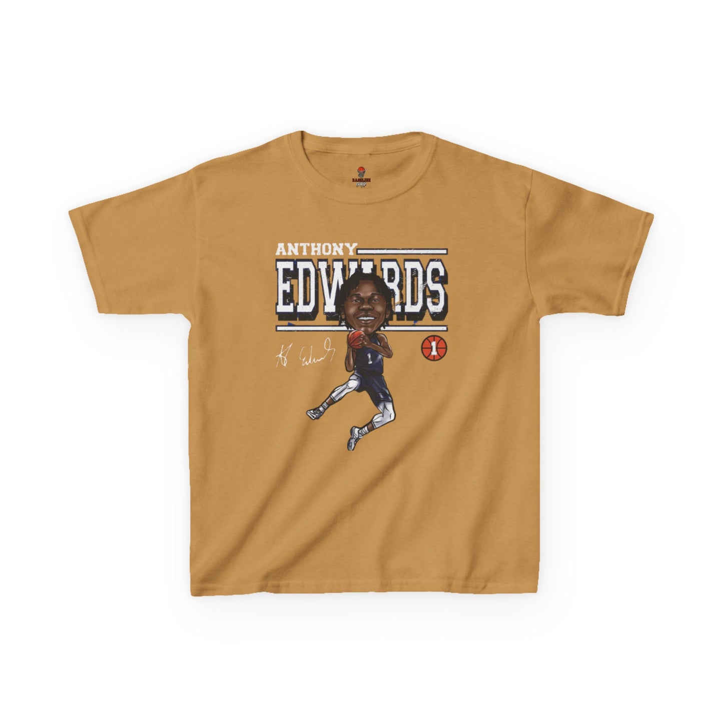 Kids Sporty Graphic Tee, Basketball Fan Shirt, Anthony Edwards Tee, Kids Casual Wear, Sports Gift, Youth T-Shirt