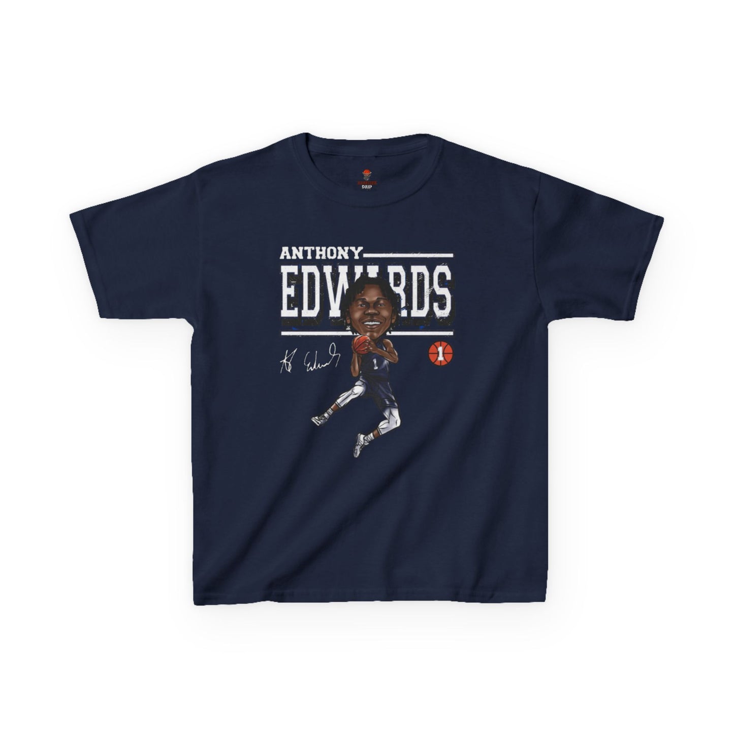 Kids Sporty Graphic Tee, Basketball Fan Shirt, Anthony Edwards Tee, Kids Casual Wear, Sports Gift, Youth T-Shirt