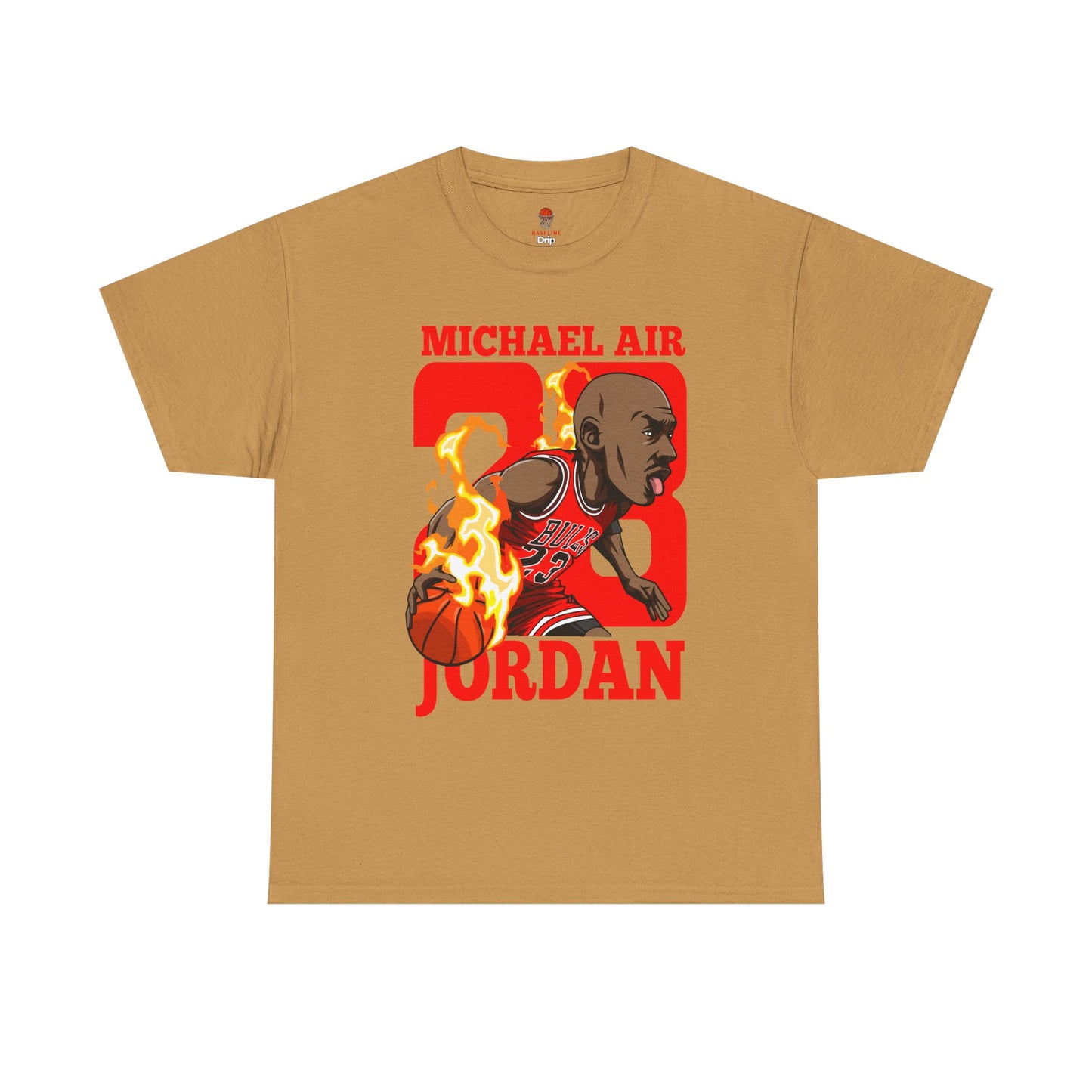 Adult Michael Jordan Retro Unisex Heavy Cotton Tee - Basketball Inspired Apparel