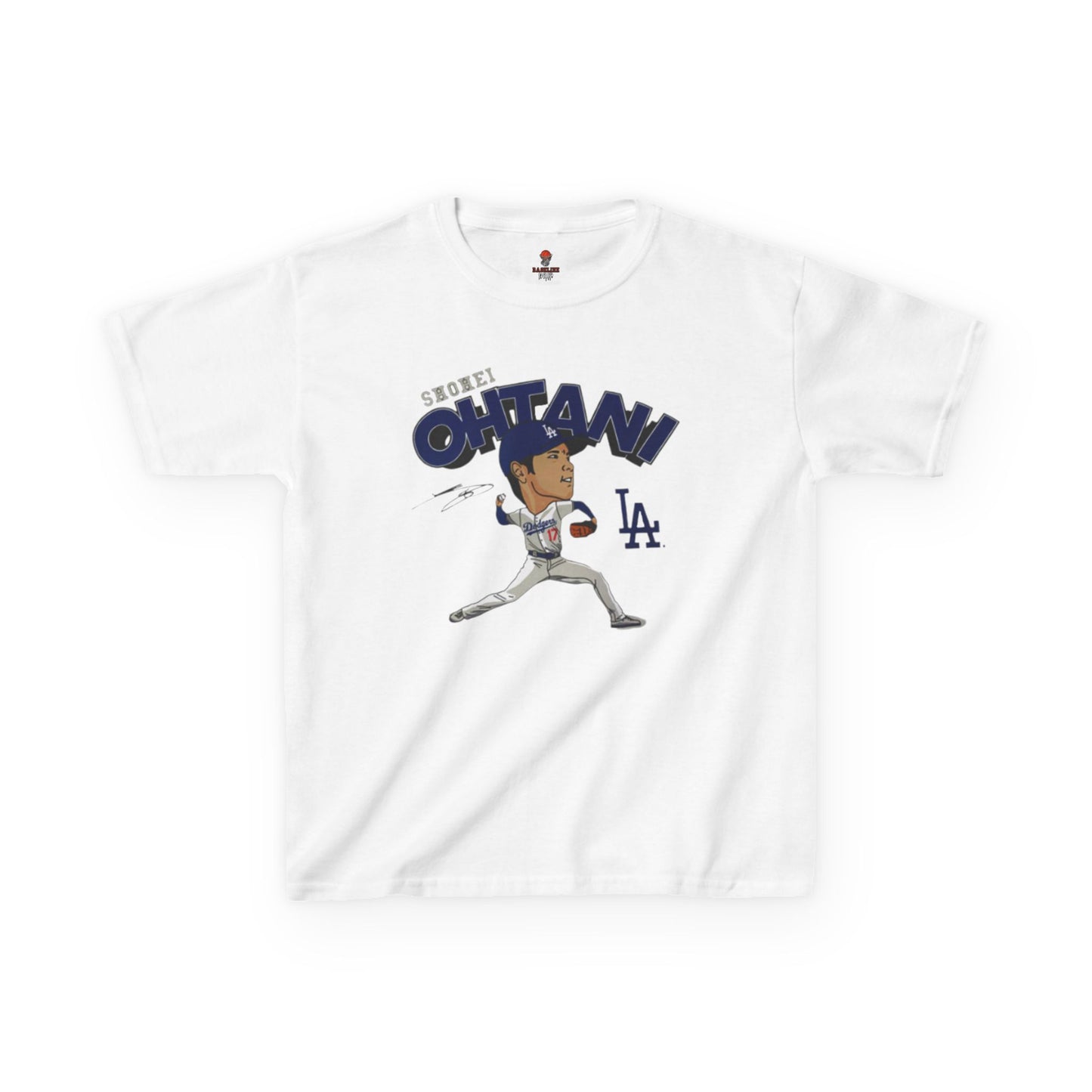 Kids Sports Shohei Tee, Youth Baseball Shirt, Kids Gift for Sports Fans, Playtime Apparel, Birthday Gift for Boys and Girls