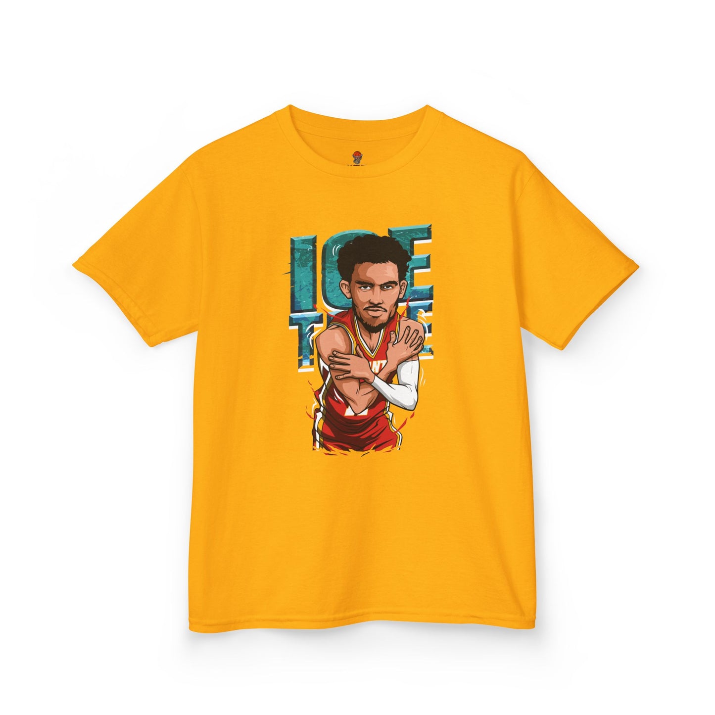 Kids Basketball Tee - Ice Time Unisex Cotton Crew