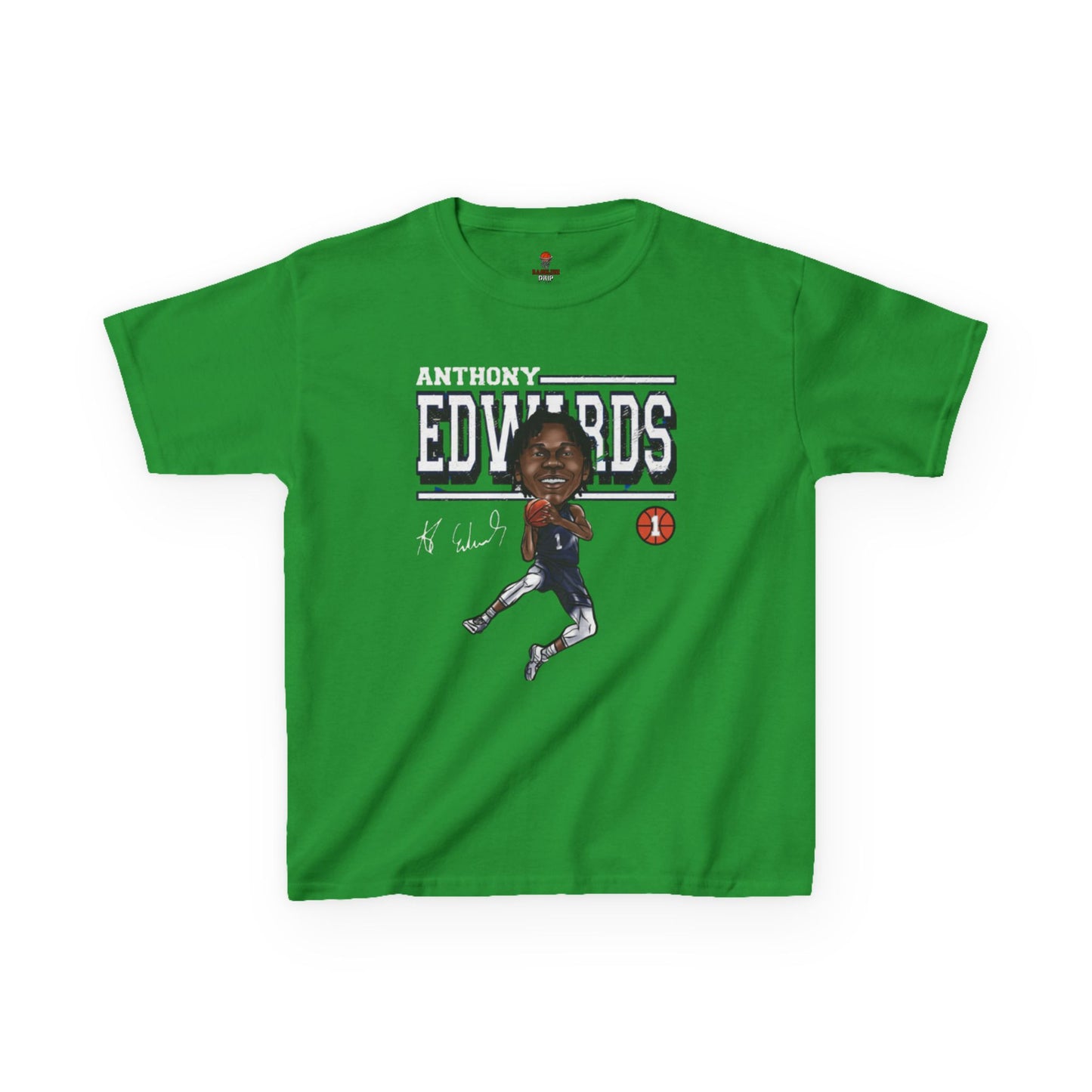 Kids Sporty Graphic Tee, Basketball Fan Shirt, Anthony Edwards Tee, Kids Casual Wear, Sports Gift, Youth T-Shirt