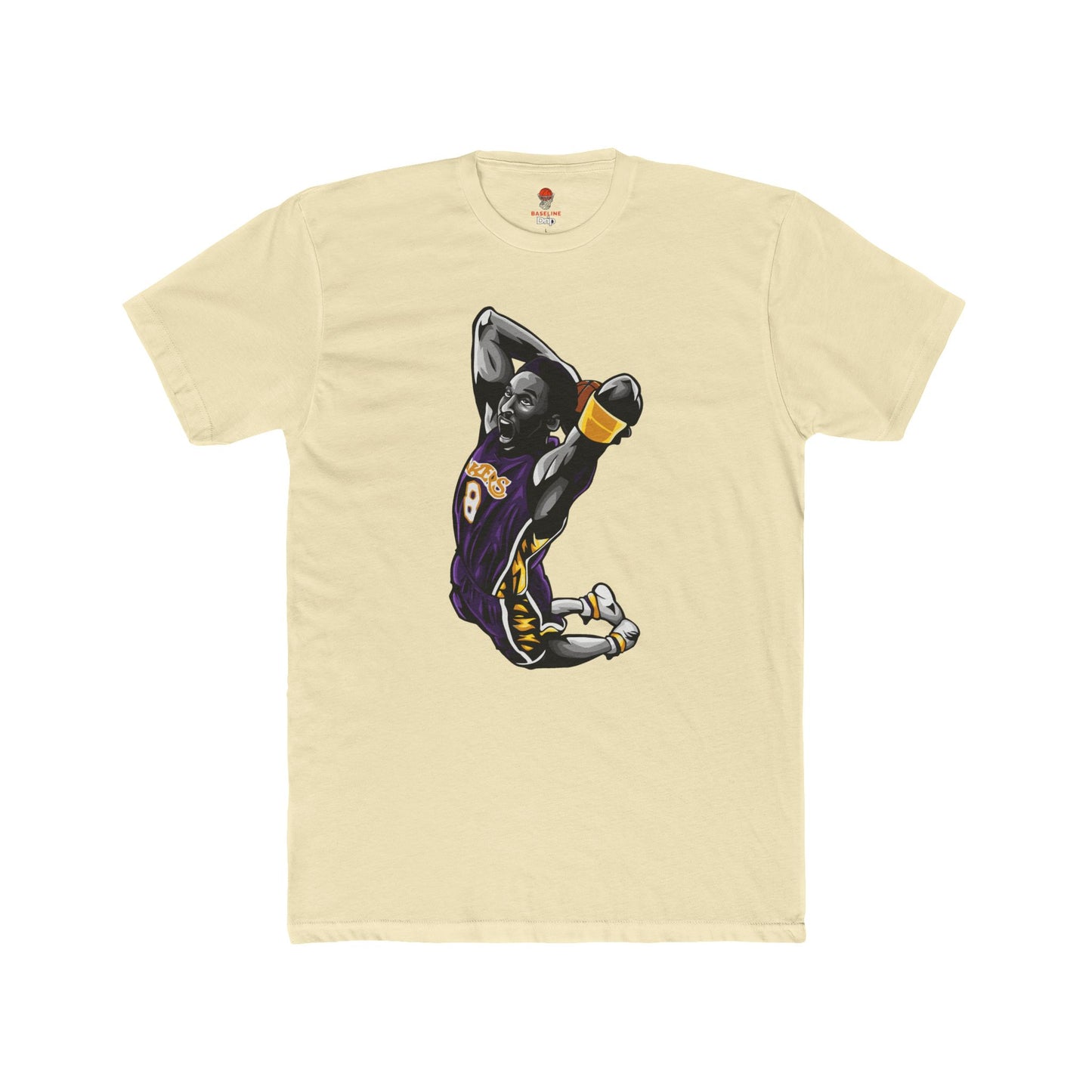 Adult Kobe Bean Unisex Cotton Crew Tee - Perfect for Basketball Fans