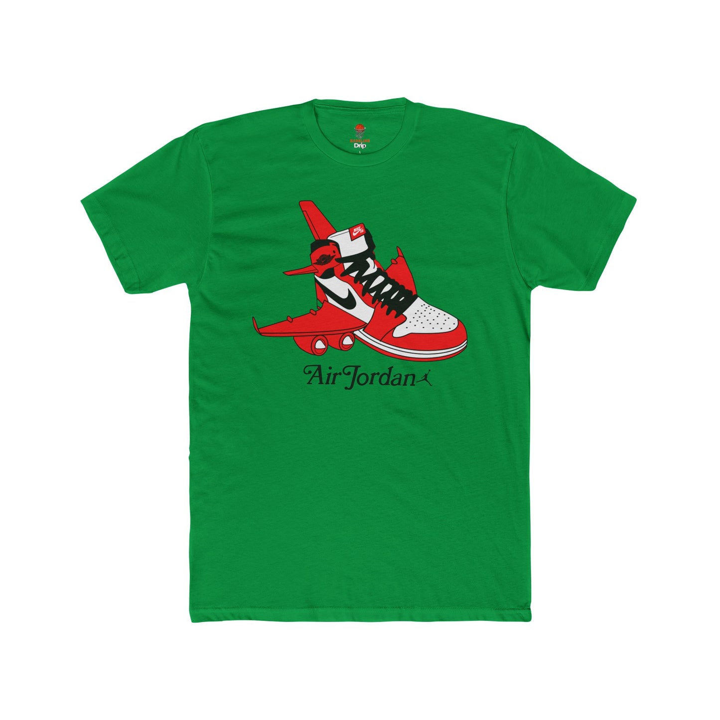 Adult MJ Air Flight Unisex Cotton Crew Tee - Perfect for Basketball Fans
