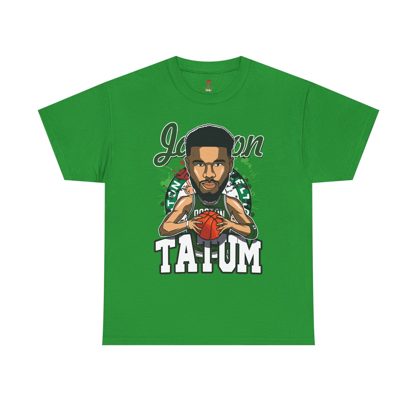 Adult Jason Tatum Anime Basketball Fan Unisex Heavy Cotton Tee