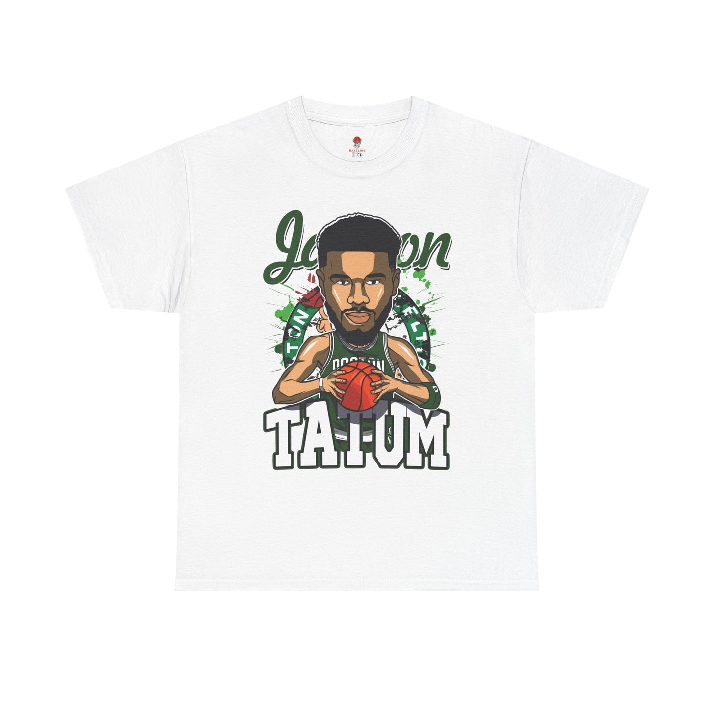 Adult Jason Tatum Anime Basketball Fan Unisex Heavy Cotton Tee