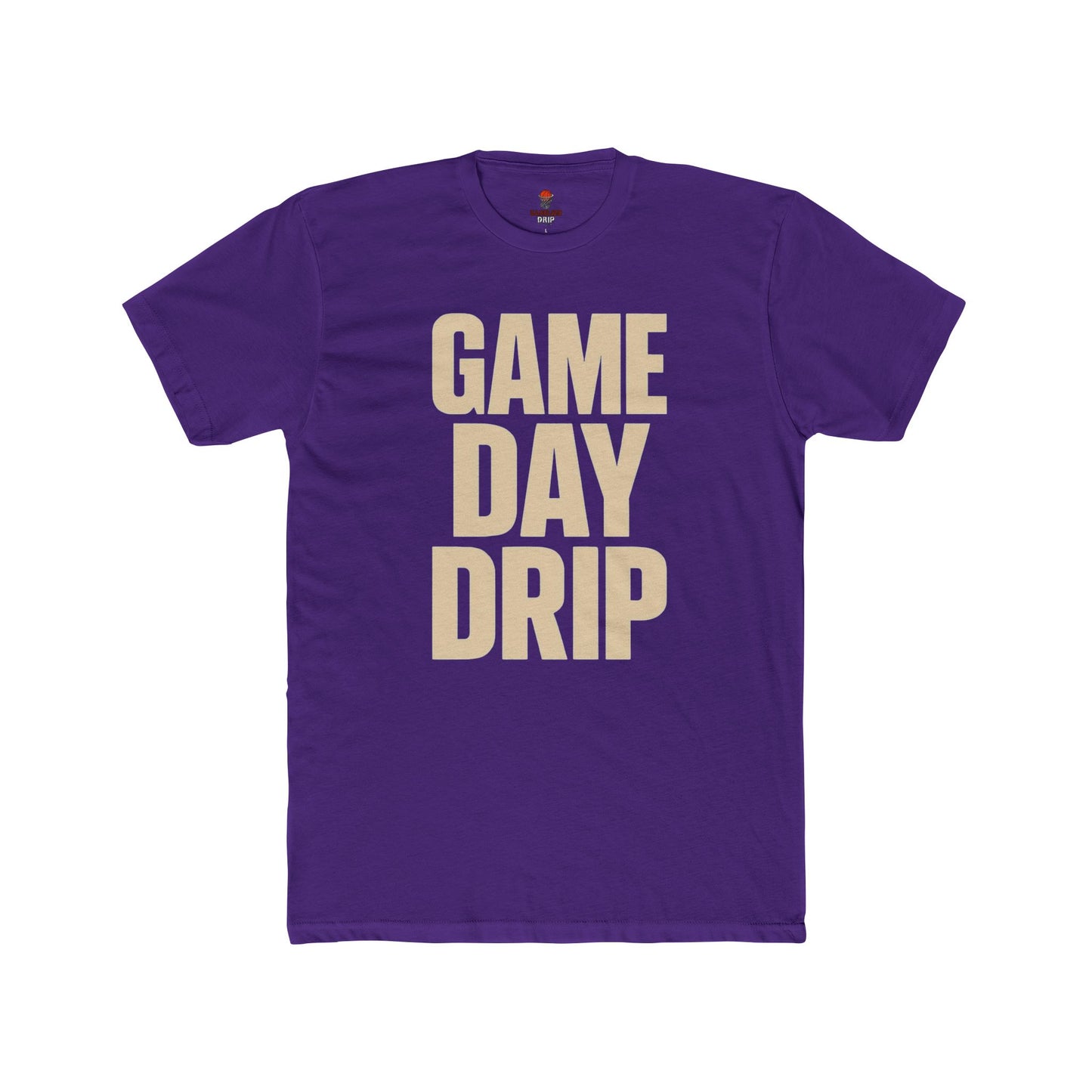 Adult Graphic Tee -Game Day Drip Unisex Cotton Crew Tee