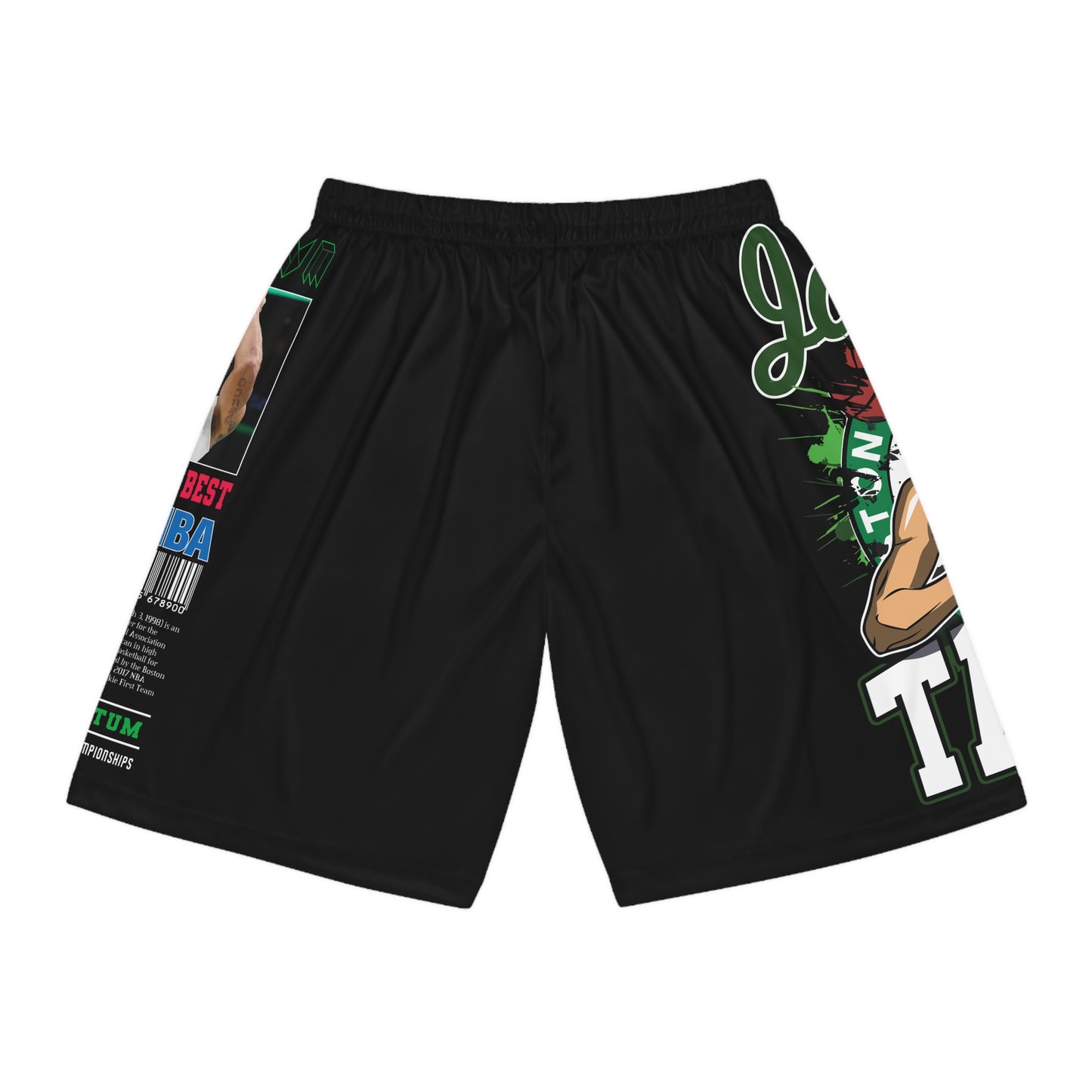 Jayson Tatum Basketball Shorts - NBA Playoff Style Sportswear