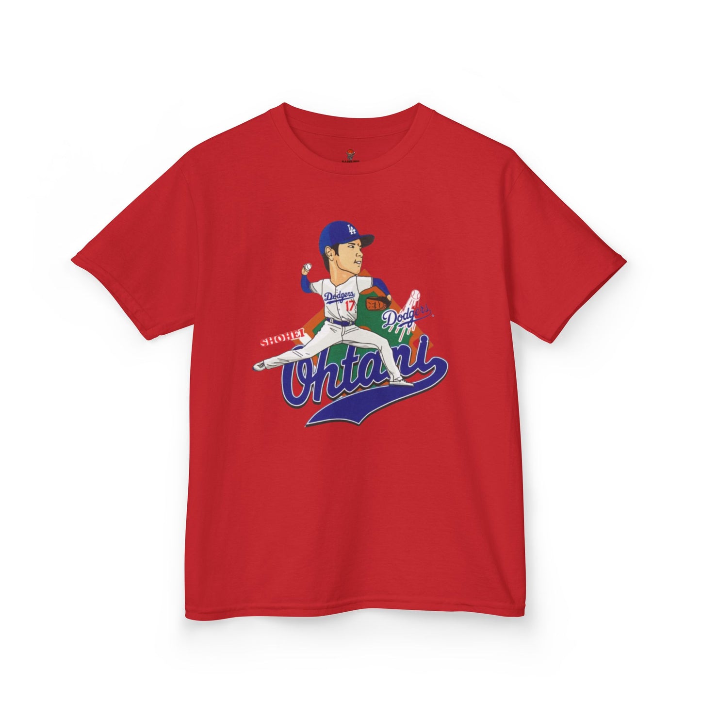 Kids Baseball Ohtani Tee, Youth Sports Shirt, Childrens Team Apparel, Baseball Fan Gift, Activewear for Boys and Girls
