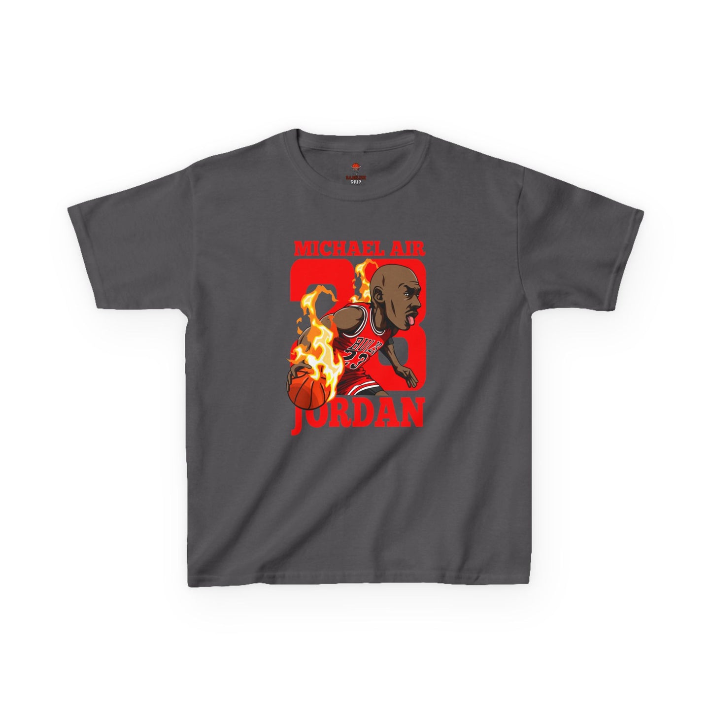 Kids Michael Jordan Retro Unisex Heavy Cotton Tee - Basketball Inspired Apparel