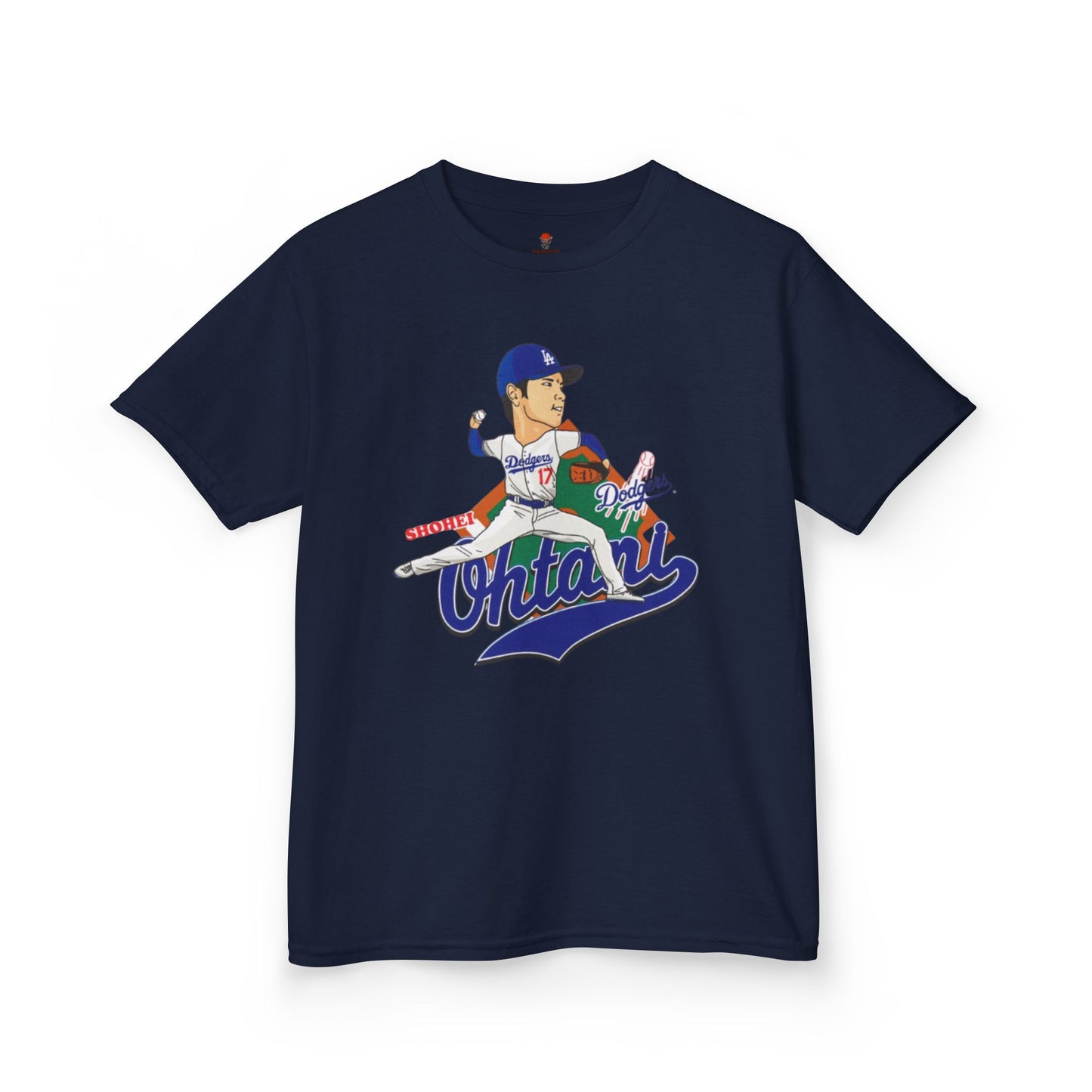 Kids Baseball Ohtani Tee, Youth Sports Shirt, Childrens Team Apparel, Baseball Fan Gift, Activewear for Boys and Girls