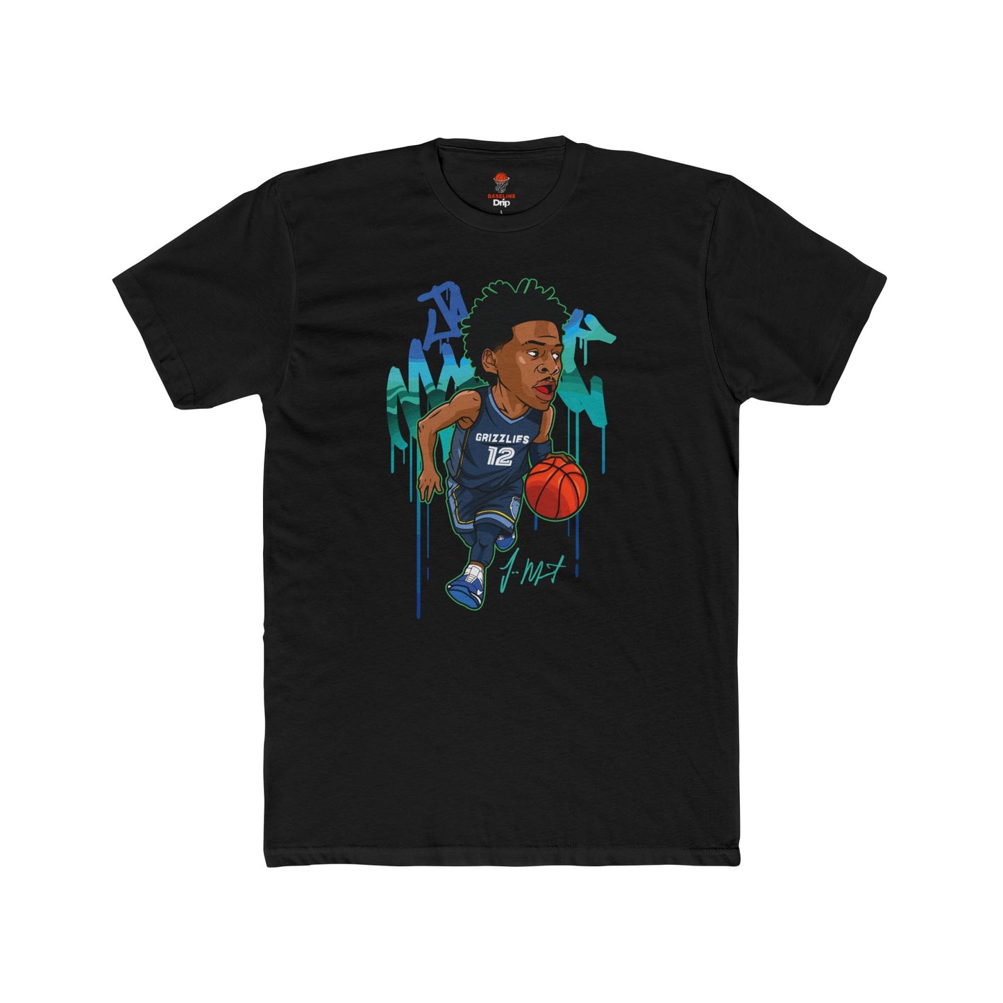 Adult Morant Unisex Cotton Crew Tee - Perfect for Basketball Fans