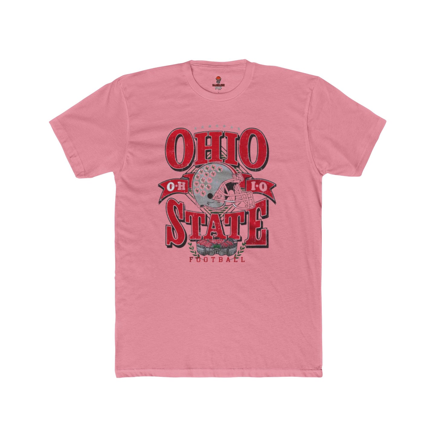 Adult Ohio State Football Unisex Cotton Crew Tee, Game Day Shirt, College Apparel, Sports Gift, Team Pride Tee
