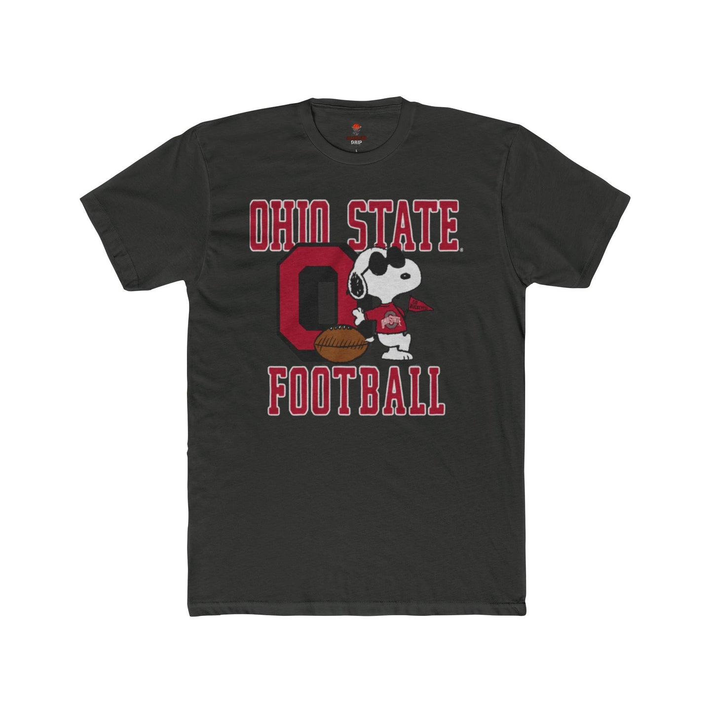Adult Ohio State Football Unisex Cotton Crew Tee, Sports Fan Shirt, Game Day Apparel, College Football T-Shirt, Unique Gift for Buckeye Fans