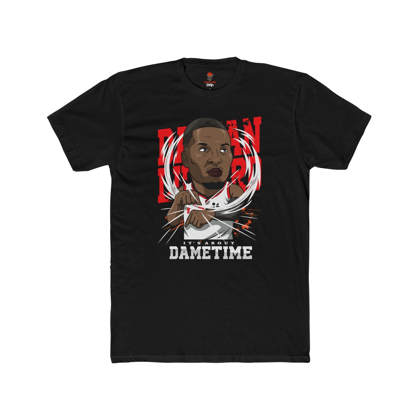 Adult Dame Time Unisex Cotton Crew Tee - Perfect for Basketball Fans