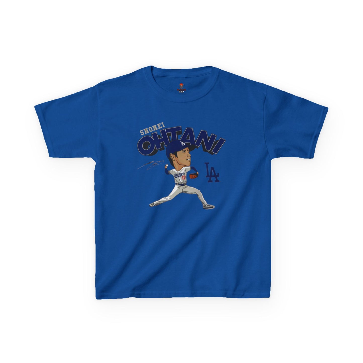 Kids Sports Shohei Tee, Youth Baseball Shirt, Kids Gift for Sports Fans, Playtime Apparel, Birthday Gift for Boys and Girls