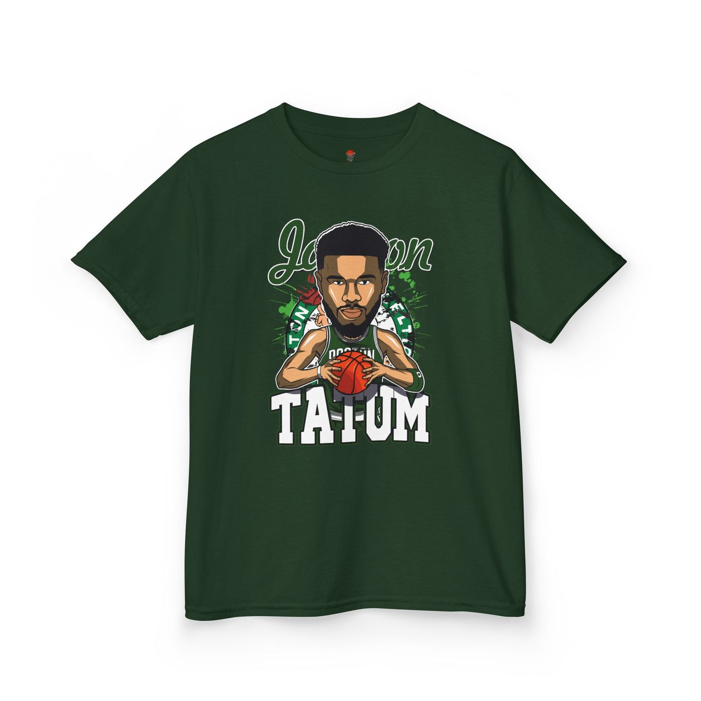 Kids Jason Tatum Anime Basketball Fan Unisex Heavy Cotton Tee