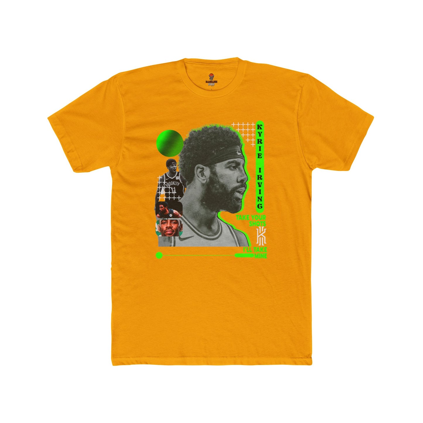 Adult Kyrie Basketball Themed Unisex Cotton Crew Tee - Sporty Graphic Tee for Fans, Gift for Athletes, Game Day Top