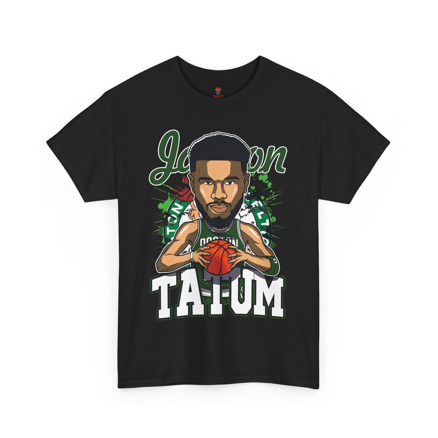 Adult Jason Tatum Anime Basketball Fan Unisex Heavy Cotton Tee