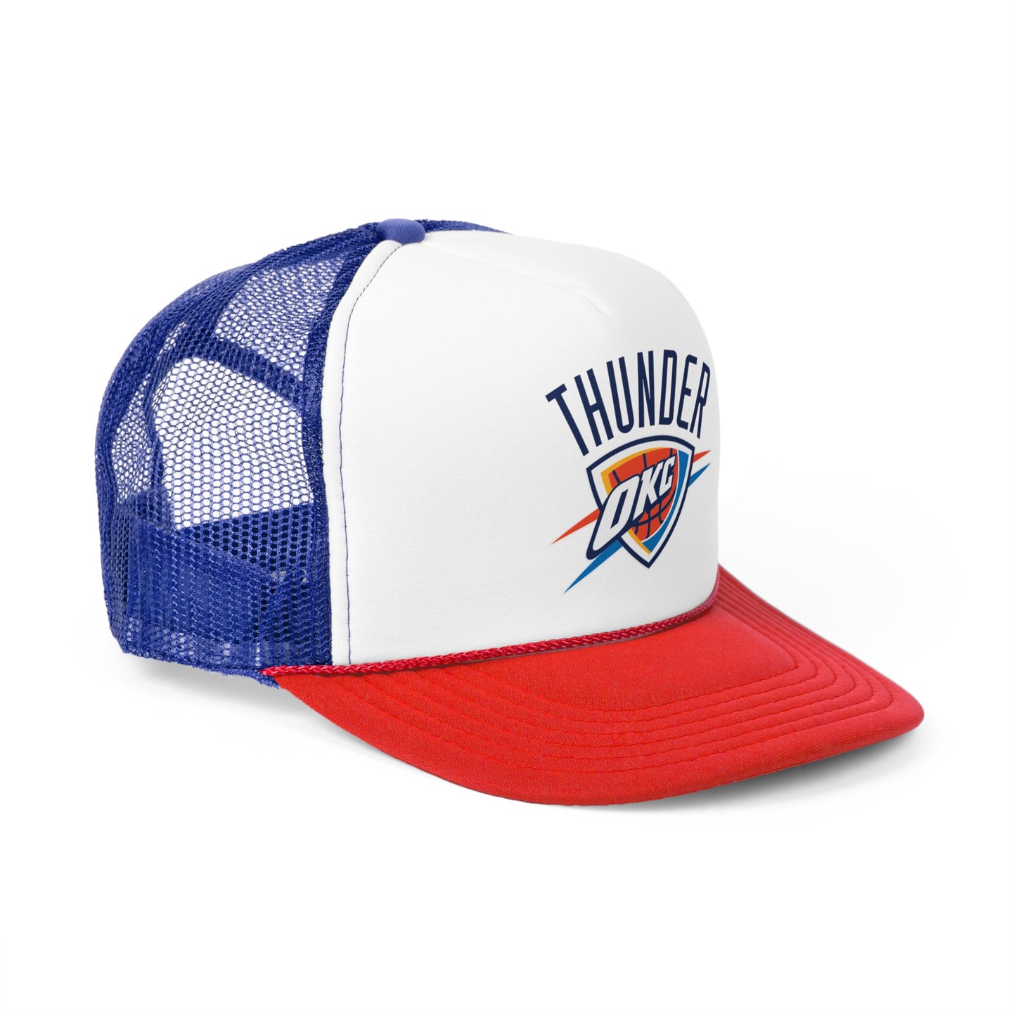 OKC Thunder Trucker Caps for Everyday Wear, Sporty Fashion Accessory, Perfect Gift for Fans, Summer Vibes, Casual Style