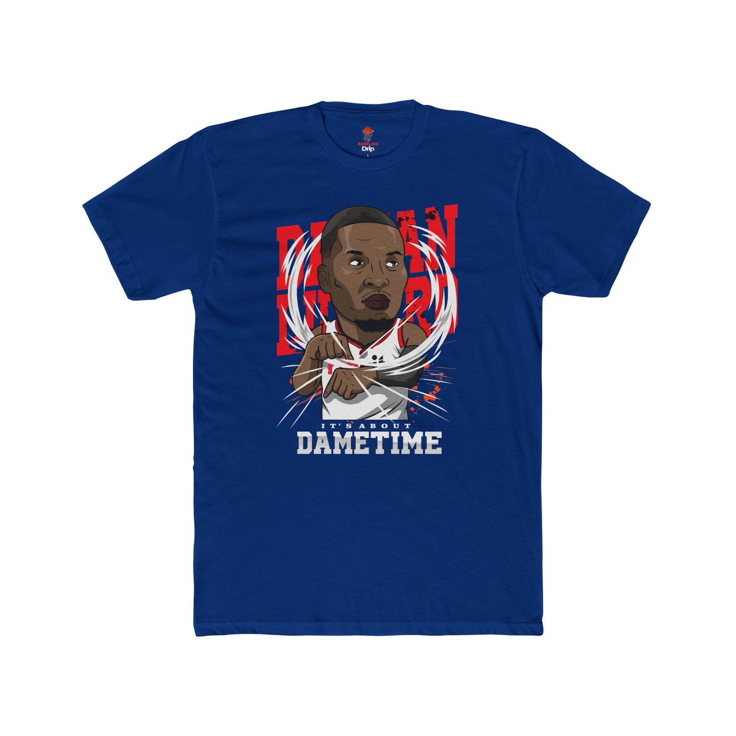 Adult Dame Time Unisex Cotton Crew Tee - Perfect for Basketball Fans