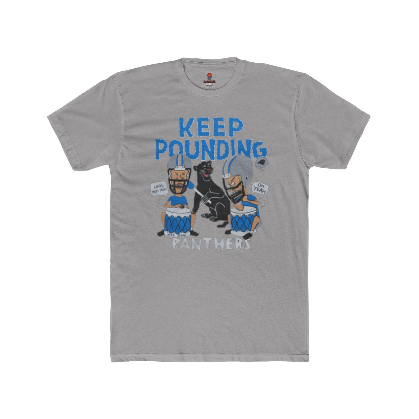 Adult Panthers Football Graphic Tee, Keep Pounding Cotton T-Shirt, Unisex Sports Apparel, Game Day Shirt, Fan Gift, Casual Outfit