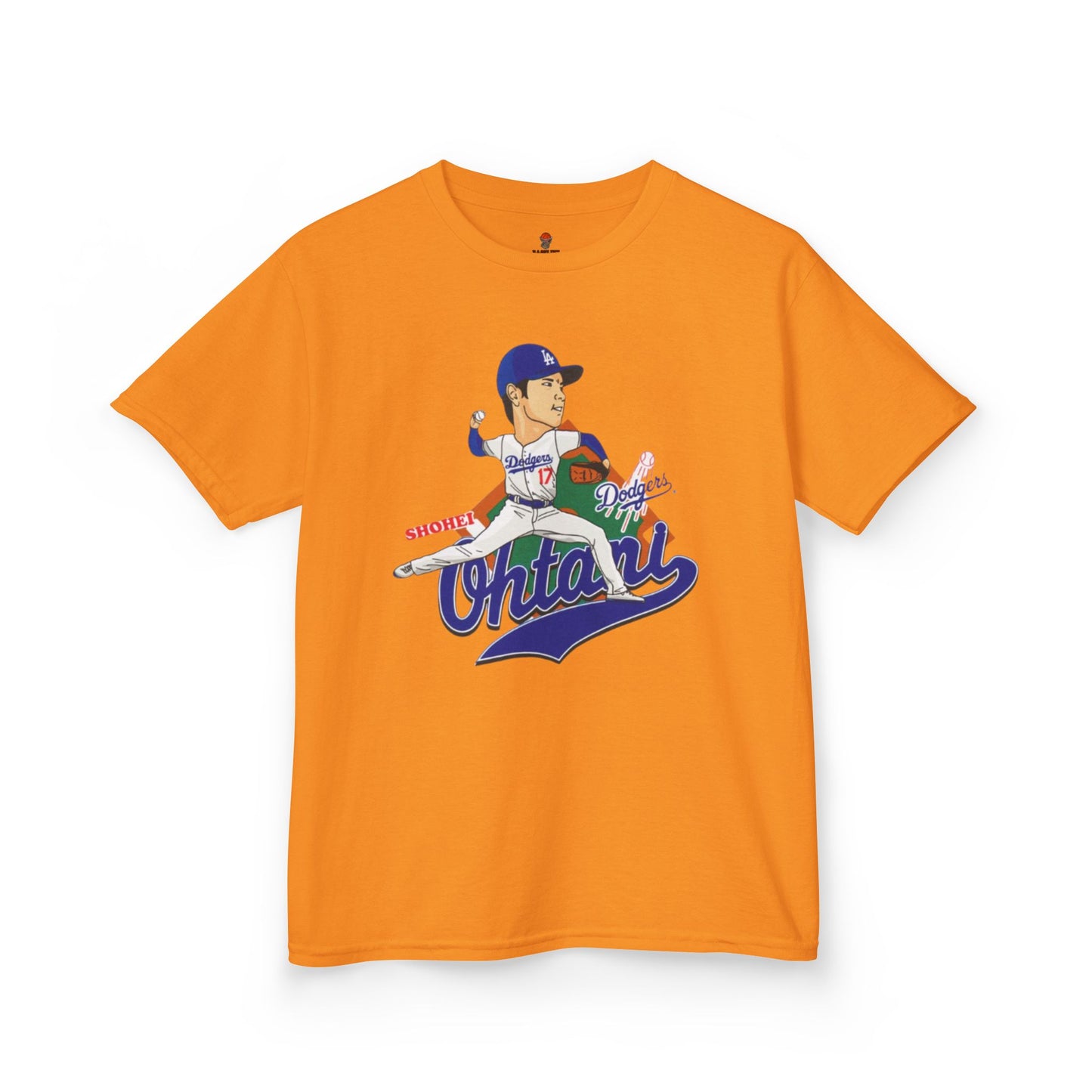 Kids Baseball Ohtani Tee, Youth Sports Shirt, Childrens Team Apparel, Baseball Fan Gift, Activewear for Boys and Girls