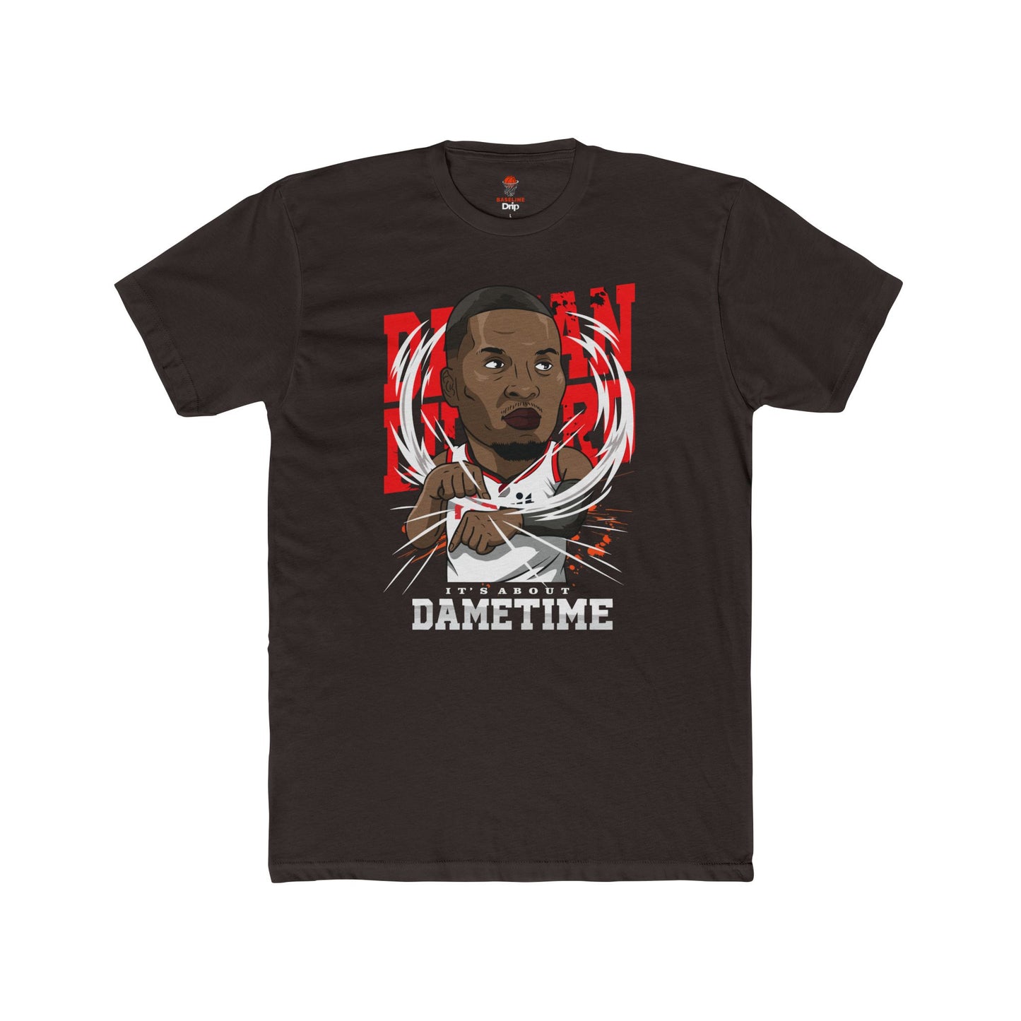 Adult Dame Time Unisex Cotton Crew Tee - Perfect for Basketball Fans