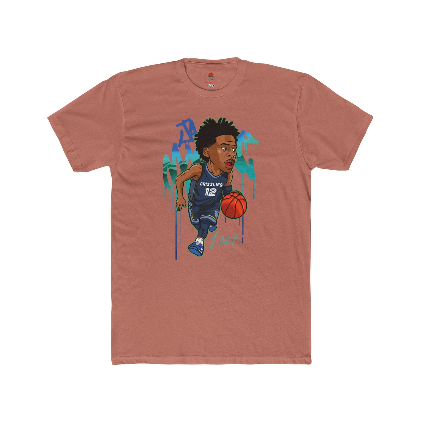 Adult Morant Unisex Cotton Crew Tee - Perfect for Basketball Fans