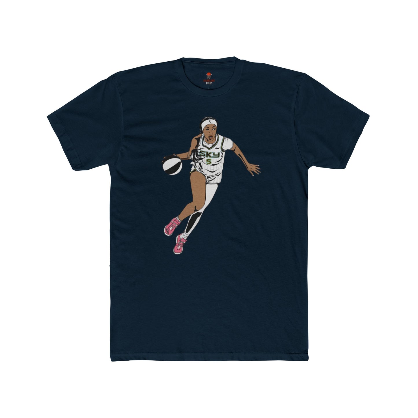 Adult Angel Graphic Dribble Tee