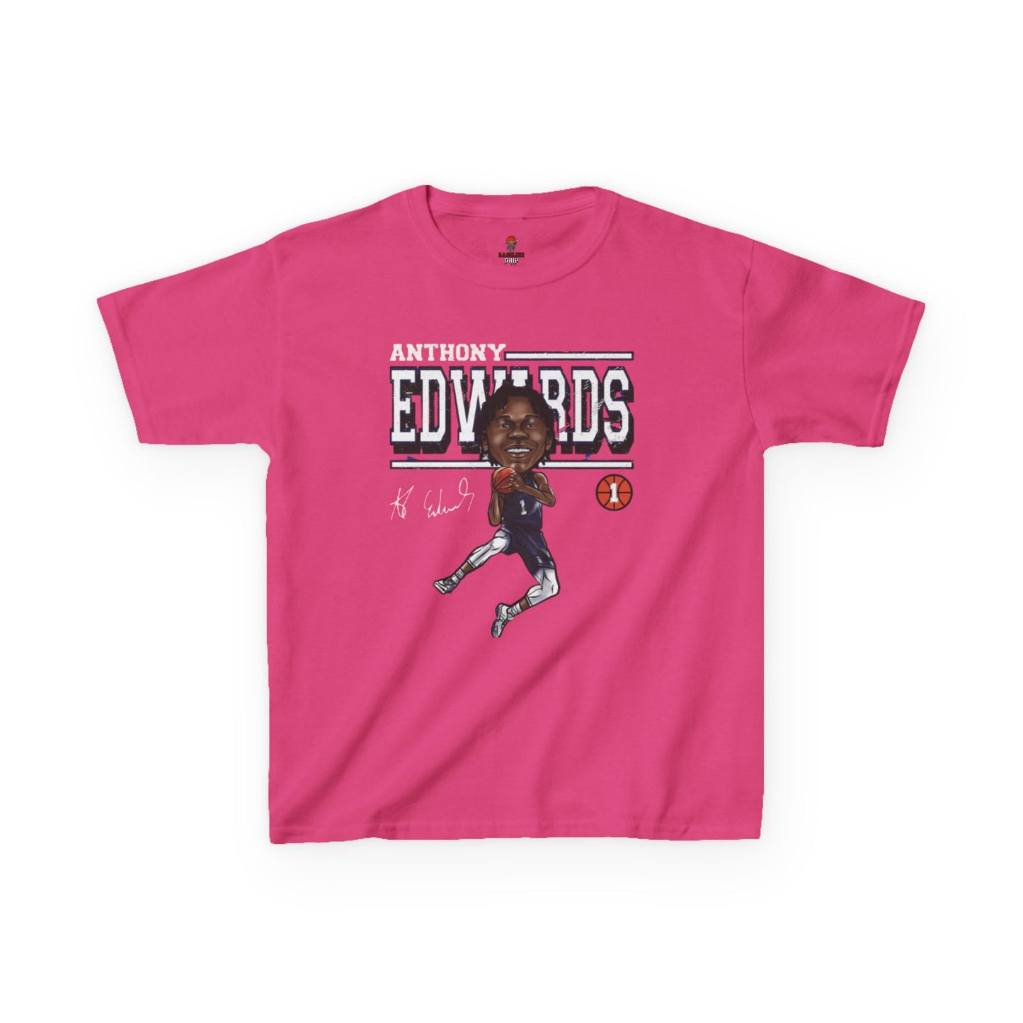 Kids Sporty Graphic Tee, Basketball Fan Shirt, Anthony Edwards Tee, Kids Casual Wear, Sports Gift, Youth T-Shirt