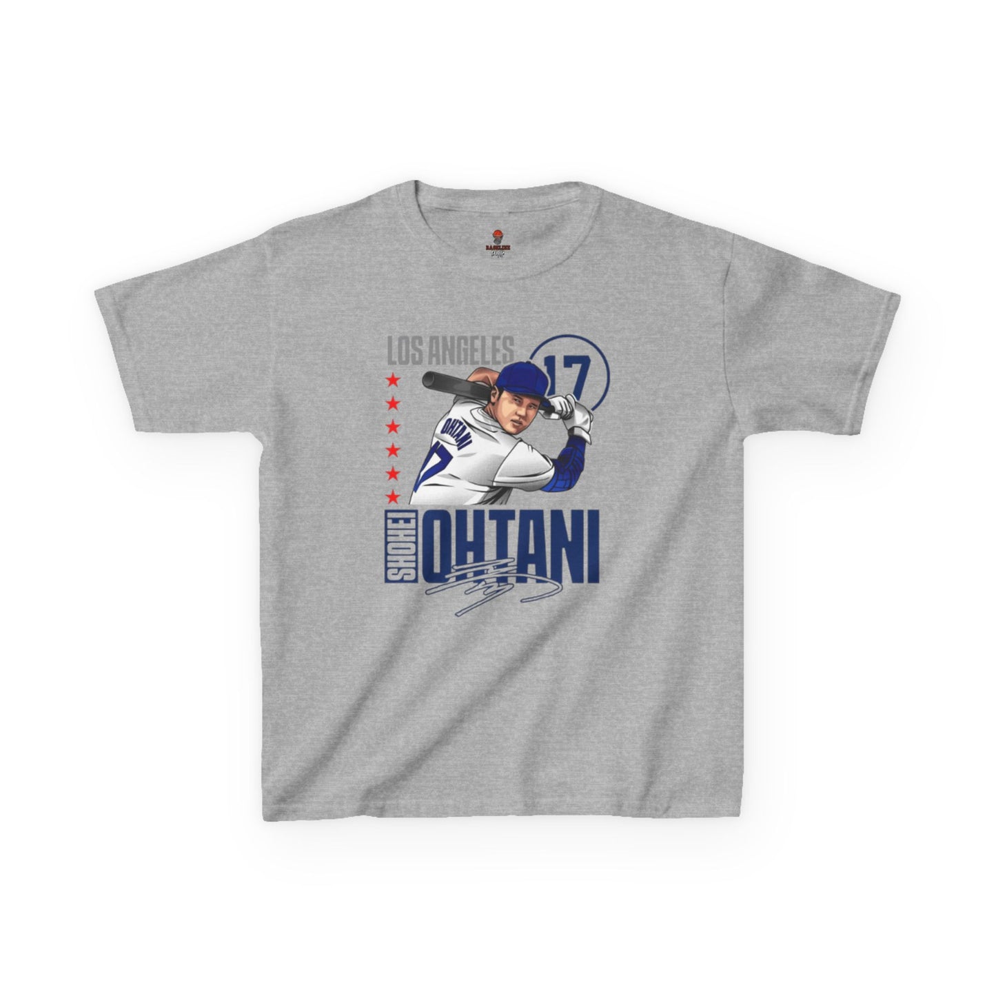 Kids Sports S. Ohtani Tee, Baseball Shirt, Kids Graphic Tee, Sports Fan Gift, Team Spirit Apparel, Sports Birthday Party