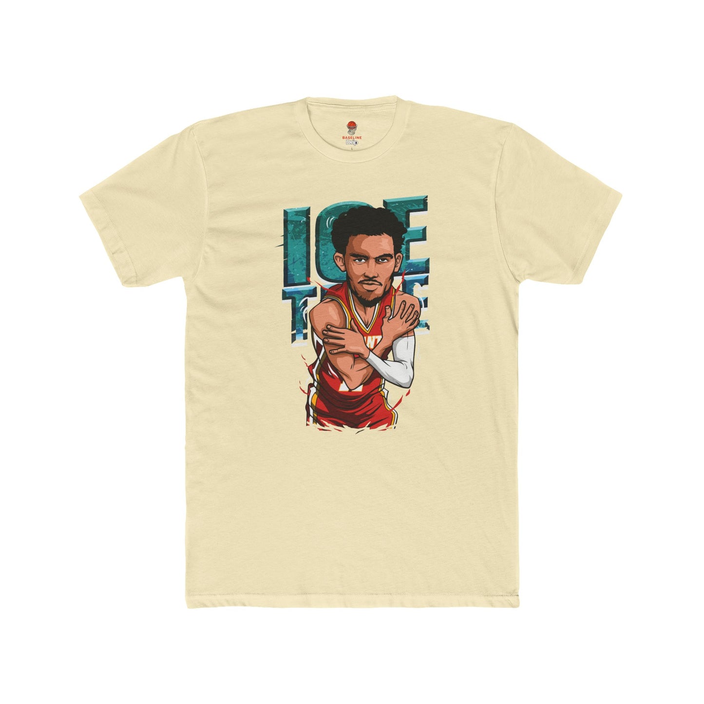 Adult Ice Time Unisex Cotton Crew Tee - Perfect for Basketball Fans