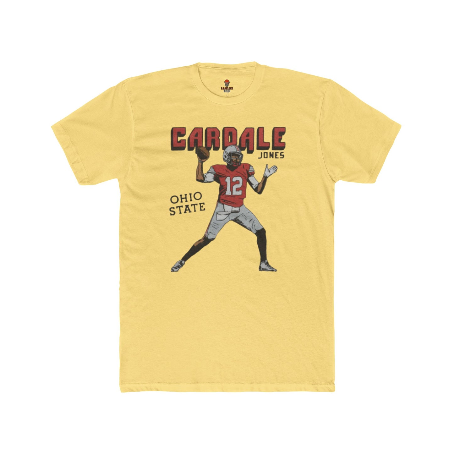 Adult Ohio State Football Tee - Cardale Jones Unisex Crew Shirt, Sports Fan Gift, Game Day Apparel, College Football Merchandise